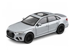 Audi A4 igračka metalni model svjetla na baterije zvuk 1:32 Siva