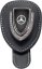 MERCEDES leather holder for glasses for the screen, holder for glasses - black leather
