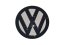 Stemma anteriore VW GOLF IV (1997-2008), logo (12,15 cm) - nero lucido