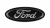FORD emblem 143 x 60mm front and back emblem, logo - glossy black