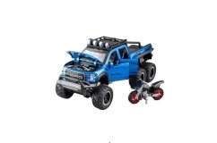 Ford Raptor F150 metal model toy battery lights sound 1:24 Black-KOPIE-KOPIE