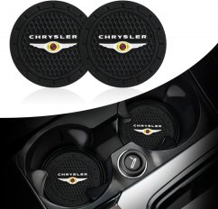 CHRYSLER, 2 pcs Coasters, drink mat for the drink holder