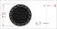 TOYOTA, 2 pcs Coasters, drink mat for the drink holder