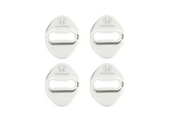 4 pcs HONDA Protective cover for the door latch- silver