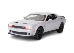 Dodge Challenger Helicat SRT metalen model speelgoedbatterijverlichting klinkt 1:32 grijs
