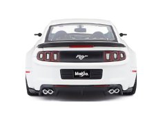 Maisto Ford Mustang Street Racer метален модел играчка батерия светлини звук 1:24 Бяло