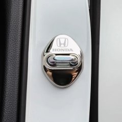 4 szt HONDA Osłona zamka drzwi- srebro
