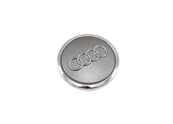 Krytky kol, pokličky na kola AUDI 61mm šedá chrom 4M0601170 8W0601170