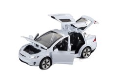 Tes model X toy metal model battery lights sound 1:32 white