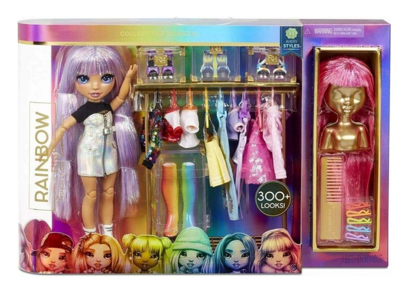 MGA L.O.L. Rainbow High Hair studio with doll