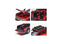 Ford F150 Pickup metal model jucărie baterie lumini sunet 1:24 Alb