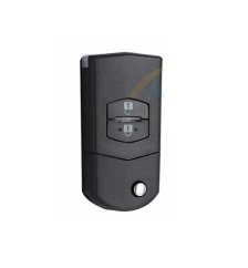 LUXURY key cover for MAZDA cars black glossy/chrome