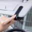 HONDA leather holder for glasses for the screen, holder for glasses - black leather