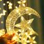 LUMA LED 138 LED light chain, hinge stars and months 3m - cable 1.5m, warm white