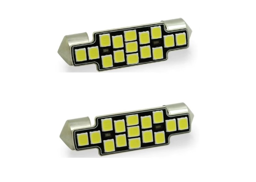 Car bulbs with LED backlight 39mm 12V C5W-15SMD-2835 Canabus 320LM White