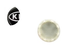 Krytky kol, pokličky na kola KIA 58mm černá C5314K58