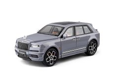 Rolls Royce Cullinan New modèle métallique jouet batterie lumières son 1:24 Gris
