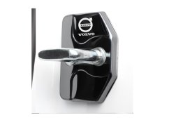 4 pcs VOLVO Protective cover for the door latch- black glossy
