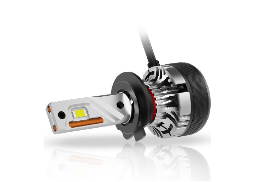 H1 front LED bulbs for headlights 55W 12V Canabus 6000LM, up to 200% more brightness