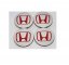 Wheel center cap HONDA 69mm silver red 44732-T2A-A31 44732-T7W-A01 08W40-SWN-9000-02 08W15-SDE-7N0A2 08W40-SLG-90001