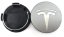 4pcs Wheel center caps TESLA 58mm silver