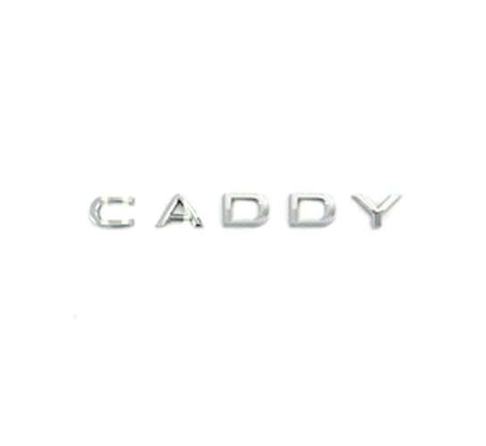 CADDY inscription - shiny chrome 182mm