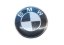 Logo, emblem, emblem rear fifth door BMW 74mm, black 51148219237