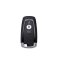LUXURY key cover for FORD cars black glossy/chrome