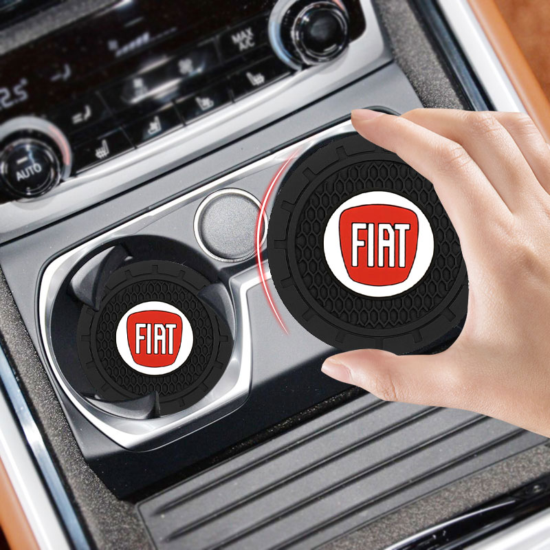 FIAT, 2 pcs Coasters, drink mat for the drink holder