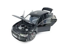 Audi A6 kovinski model igrače luči baterije zvok 1:24 Črna