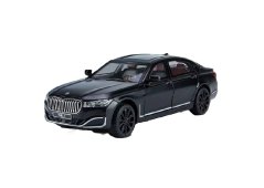 BMW 760 Li metalen model speelgoedbatterijverlichting klinkt 1:24 Zwart