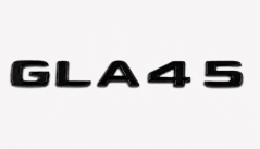 Mercedes nápis  GLA45 - černý lesklý 177mm