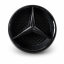 Gloss black front grille emblem for Mercedes-Benz E-Class and GLK-Class (2013–2019)
