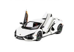 Lamborghini Revuelto metalen model speelgoedbatterijverlichting klinkt 1:24 Wit