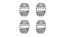 4 pcs BMW Protective cover for the door latch- silver