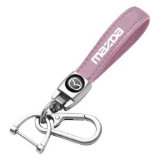 MAZDA key fob, keychain, pink leather
