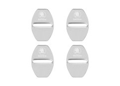 4 pcs ŠKODA Protective cover for the door latch- silver