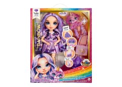 MGA Rainbow High Doll Slime Kit & Pet - Violet Wilow
