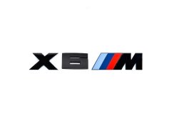 BMW X 6M Schriftzug 170mm Schwarz