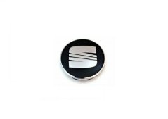 Wheel center cap SEAT 63mm black chrome 1P0601165
