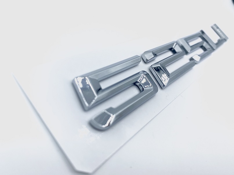 525Li inscription old style - chrome