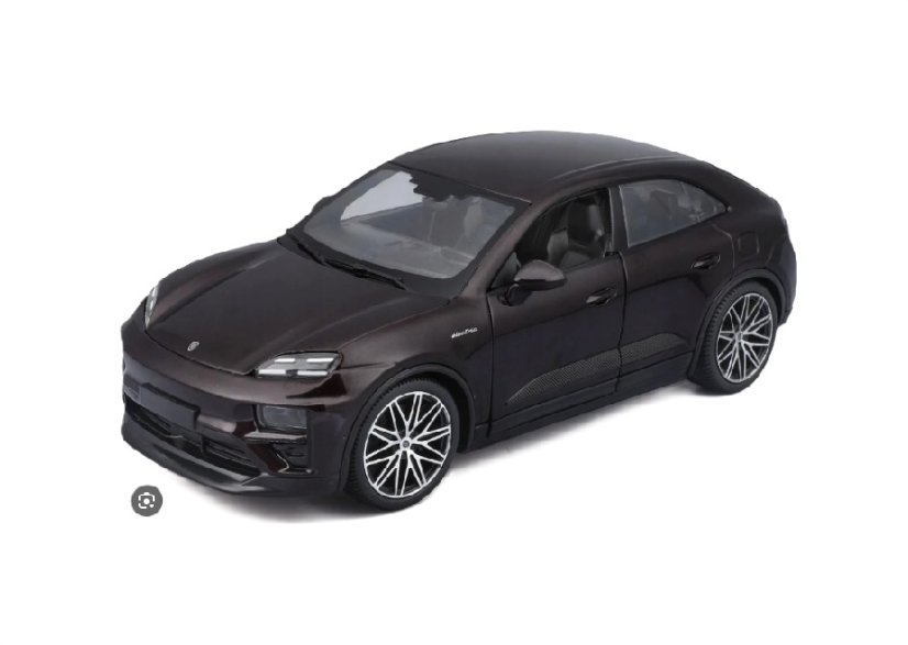 Burago Porsche Macan Turbo Electric Metal model toy 1:24 Black
