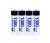 4ks DOUBLEPOW výkonné nabíjecí baterie AA 1300 mAh 1,2V Ni-Mh, 1500x nabití