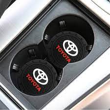 TOYOTA, 2 pcs Coasters, drink mat for the drink holder