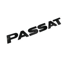 PASSAT inscription - black glossy 187mm