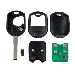 Komplett fjärrnyckel för FORD C-Max, Escape, Focus, Transit, F350, Fiesta bilar 5922964, 164-R8046, 164-R7976