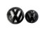 VW ARTEON (2017-2020) front and rear emblem, logo (14cm and 11,2cm) - glossy black