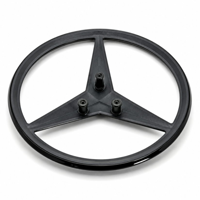 Mercedes-Benz rear emblem for C-Class W206 2022-2024 - glossy black (A2068171600)