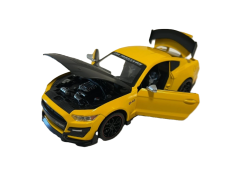 Ford Mustang Shellby GT500 kovový model hračka na baterie světla zvuk 1:24 Červená