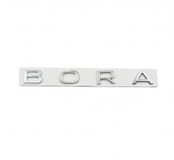 BORA inscription - shiny chrome 165mm